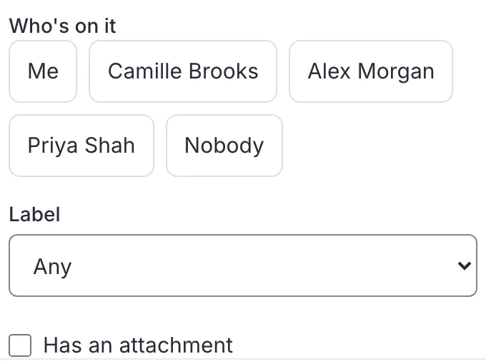 The search with its advanced options open.